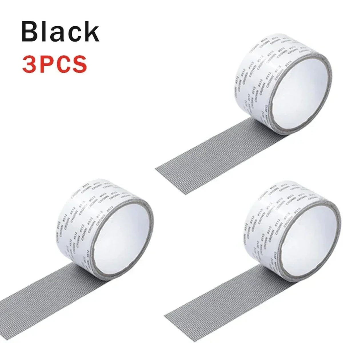 MeshMend Black 3-roll bundle