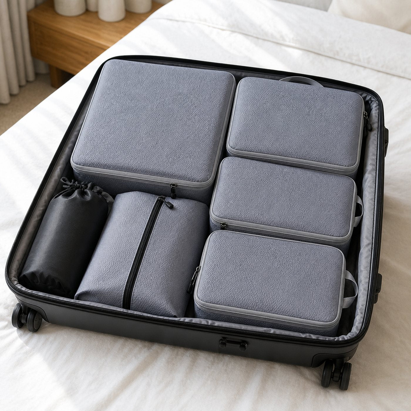 Faster suitcase resets